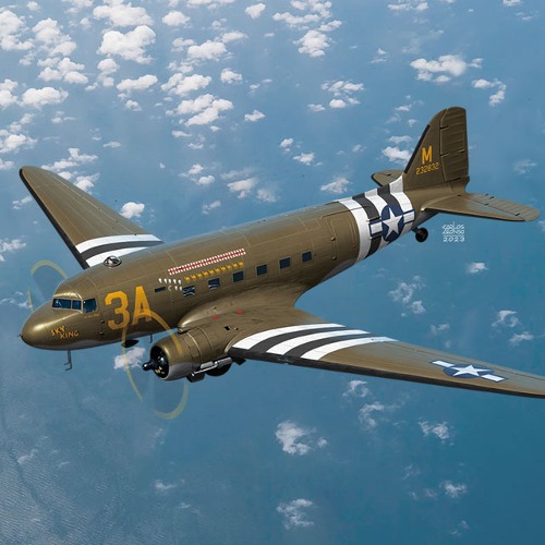 [1/144] 12633 USAAF C-47 Skytrain (Released Nov,2023)